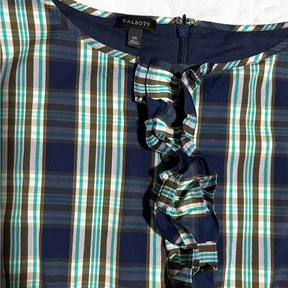 Chic Plaid Ruffle Dress - Picture 4 of 9